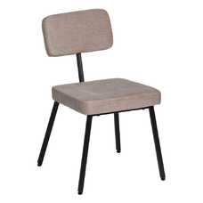 SILLA BEIGE TEJIDO-METAL DECORACIÓN 42,50 X 55 X 77,50 CM SILLA BEIGE TEJIDO-METAL DECORACIÓN 42,50 X 55 X 77,50 CM
