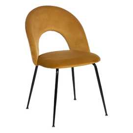 SILLA OCRE TEJIDO-METAL CONTRACT 49 X 60 X 81 CM