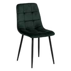 SILLA VERDE OSCURO TERCIOPELO CONTRACT 45 X 51 X 88,50 CM