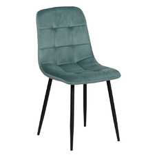 SILLA AGUAMARINA TERCIOPELO CONTRACT 45 X 51 X 88,50 CM