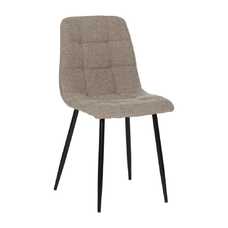 SILLA TAUPE TEJIDO-METAL CONTRACT 44 X 42 X 89 CM SILLA TAUPE TEJIDO-METAL CONTRACT 44 X 42 X 89 CM