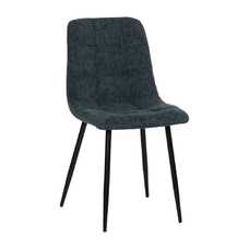 SILLA AZUL TEJIDO-METAL CONTRACT 44 X 42 X 89 CM