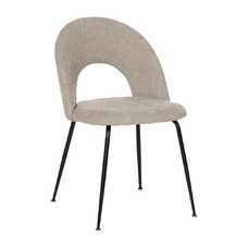 SILLA GRIS TEJIDO-METAL CONTRACT 49 X 60 X 81 CM