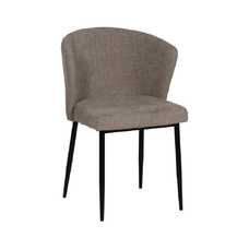 SILLA TAUPE TEJIDO-METAL CONTRACT 59 X 55 X 80 CM SILLA TAUPE TEJIDO-METAL CONTRACT 59 X 55 X 80 CM