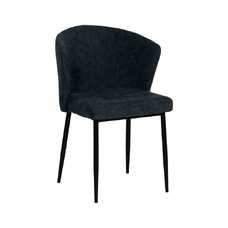 SILLA AZUL TEJIDO-METAL CONTRACT 59 X 55 X 80 CM