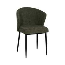 SILLA VERDE TEJIDO-METAL CONTRACT 59 X 55 X 80 CM