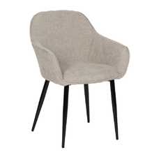 SILLA GRIS TEJIDO-METAL CONTRACT 60 X 59 X 83 CM