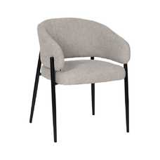 SILLA GRIS TEJIDO-METAL CONTRACT 60 X 57 X 79 CM