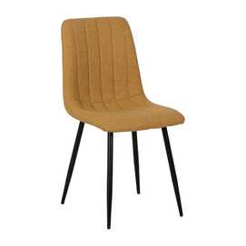 SILLA MOSTAZA TEJIDO-METAL SALÓN 44 X 51 X 88 CM