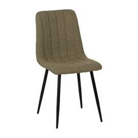 SILLA VERDE TEJIDO-METAL SALÓN 44 X 51 X 88 CM