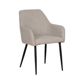 SILLA CREMA TEJIDO-METAL CONTRACT 48 X 62 X 88 CM
