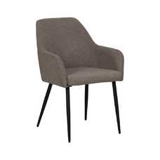 SILLA TAUPE TEJIDO-METAL CONTRACT 48 X 62 X 88 CM SILLA TAUPE TEJIDO-METAL CONTRACT 48 X 62 X 88 CM
