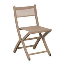 SILLA PLEGABLE BEIGE POLIPROPILENO 45 X 55 X 83 CM SILLA PLEGABLE BEIGE POLIPROPILENO 45 X 55 X 83 CM