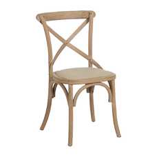 SILLA NATURAL-BEIGE TEJIDO-MADERA 44 X 42 X 88 CM SILLA NATURAL-BEIGE TEJIDO-MADERA 44 X 42 X 88 CM