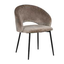 SILLA TAUPE TEJIDO-METAL CONTRACT 58 X 60 X 80,50 CM