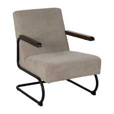 SILLÓN TAUPE METAL-TEJIDO 61 X 70 X 85 CM