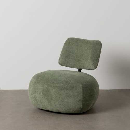 SILLÓN VERDE TEJIDO SALÓN 67 X 73 X 67 CM