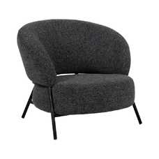 SILLÓN JASPEADO TEJIDO-METAL SALÓN 85 X 81 X 73 CM