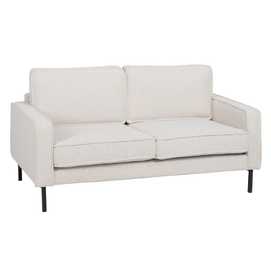 SOFÁ 2 PLAZAS CRUDO TEJIDO-METAL SALÓN 163 X 87 X 90 CM