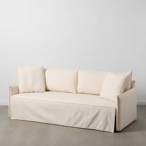 SOFÁ-CAMA NIDO CREMA TEJIDO SALÓN 200 X 94 X 86 CM
