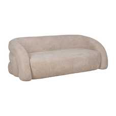 SOFÁ BEIGE TEJIDO SALÓN 200 X 89 X 61 CM