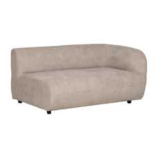 SOFÁ MÓDULO DERECHO BEIGE TEJIDO SALÓN 151 X 92 X 65 CM