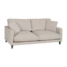 SOFÁ CREMA TEJIDO SALÓN 200 X 100 X 90 CM