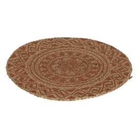 SALVAMANTEL IMPRESO TERRACOTA FIBRA 38 X 38 CM