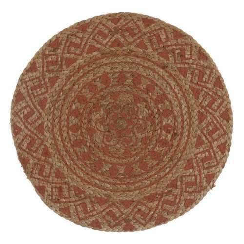 SALVAMANTEL IMPRESO TERRACOTA FIBRA 38 X 38 CM