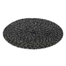 SALVAMANTEL TRENZADO NEGRO-BLANCO 38 X 38 CM