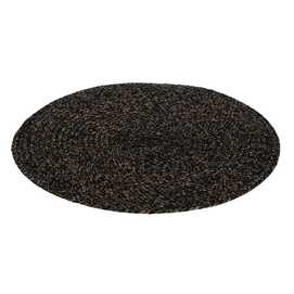 SALVAMANTEL TRENZADO MARRÓN-NEGRO 38 X 38 CM