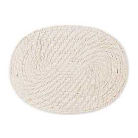 SALVAMANTEL BLANCO FIBRA NATURAL COCINA 40 X 30 CM