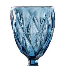 COPA AZUL CRISTAL DECORACIÓN 9 X 9 X 17 CM