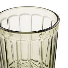 VASO VERDE CRISTAL DECORACIÓN 8 X 8 X 12,50 CM