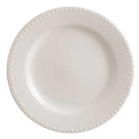 PLATO LLANO BLANCO STONEWARE COCINA 23 X 23 X 3 CM