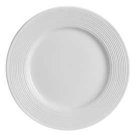 PLATO POSTRE BLANCO PORCELANA COCINA 21,70 X 21,70 CM