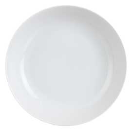 PLATO HONDO BLANCO PORCELANA COCINA 20,50 X 20,50 X 4 CM