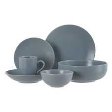 PLATO HONDO AZUL STONEWARE COCINA 22 X 22 X 5 CM PLATO HONDO AZUL STONEWARE COCINA 22 X 22 X 5 CM