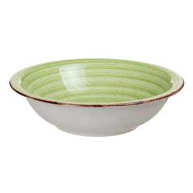 PLATO HONDO VERDE STONEWARE COCINA 21 X 21 CM