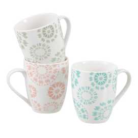 TAZA 3/M MULTICOLOR PORCELANA COCINA 8,50 X 8,50 X 10 CM