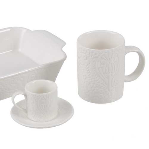 TAZA BLANCO PORCELANA COCINA 8 X 8 X 10 CM