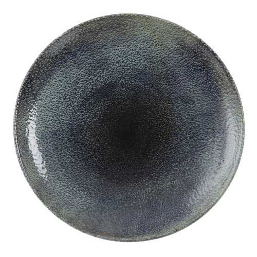 PLATO LLANO AZUL PORCELANA COCINA 26 X 26 X 3 CM