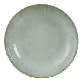 PLATO HONDO VERDE PORCELANA COCINA 20 X 20 X 5 CM