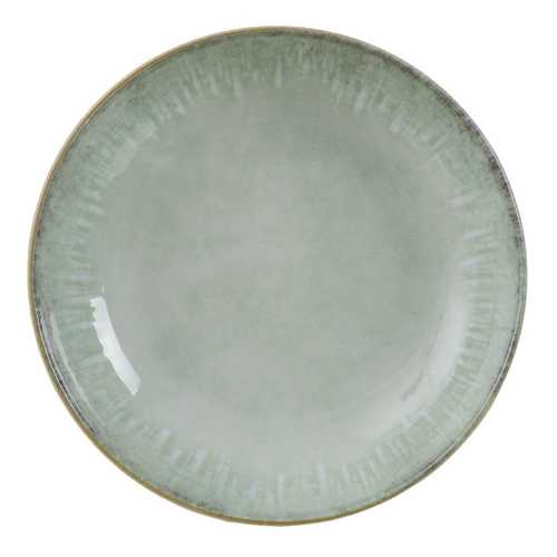 PLATO HONDO VERDE PORCELANA COCINA 20 X 20 X 5 CM