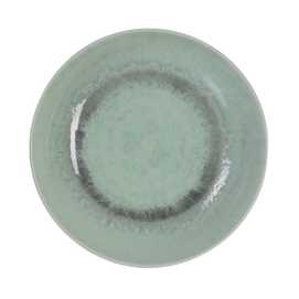 PLATO HONDO VERDE PORCELANA COCINA 20 X 20 X 5 CM