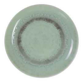 PLATO LLANO VERDE PORCELANA COCINA 26 X 26 X 3 CM