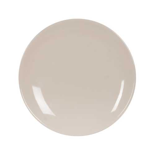 PLATO POSTRE CREMA STONEWARE COCINA 20 X 20 X 2,50 CM
