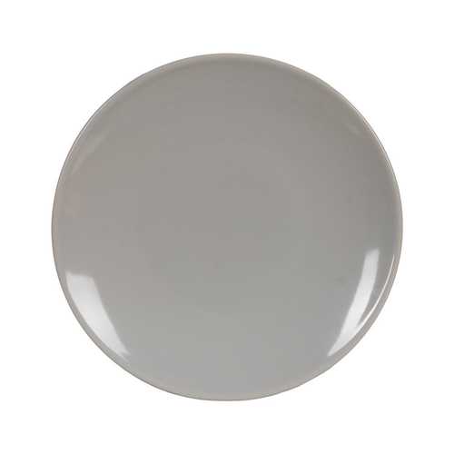PLATO POSTRE GRIS STONEWARE COCINA 20 X 20 X 2,50 CM