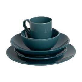 PLATO POSTRE AZUL STONEWARE COCINA 20 X 20 X 2,50 CM