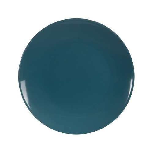 PLATO LLANO AZUL STONEWARE COCINA 26 X 26 X 3 CM